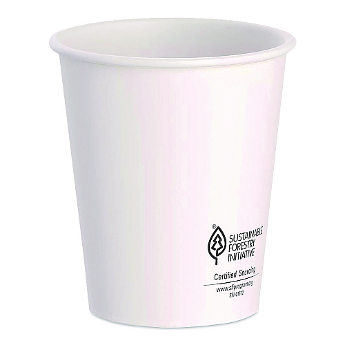 Dart ThermoGuard Paper Hot Cup, 12 oz, White, 30/Pack (DWTG12WPK)