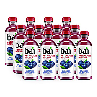 Bai Antioxidant Infused Beverage, Brasilia Blueberry, 18 oz Bottle, 12/Carton (2712518)
