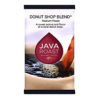 Java Roast Gourmet Coffee Ground Coffee, Donut Shop Blend, 1.75 oz Packet, 42/Carton (1606968)