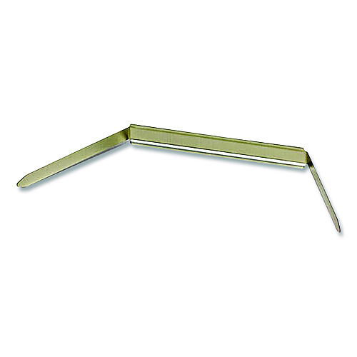 Officemate Prong Fastener Base, 2" Capacity, 2.75" Center to Center, Silver, 100/Box (99714)