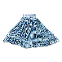 Rubbermaid Commercial Super Stitch Blend Mop, Cotton/Synthetic, Medium, Blue (FGD25206BL00)