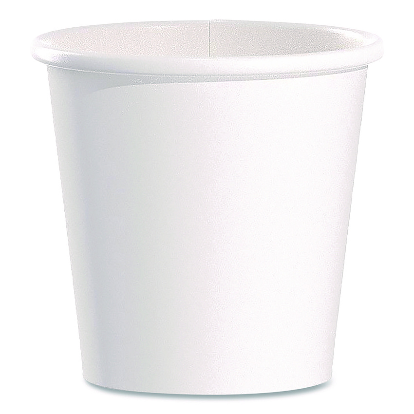 SOLO Paper Hot Cups, 4 oz, White, 50/Pack (374W2050PK)