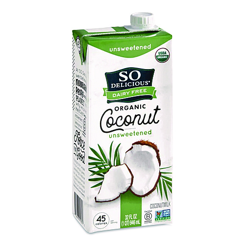 SO Delicious Coconut Milk, Unsweetened, 32 oz Aseptic Box (24288021)
