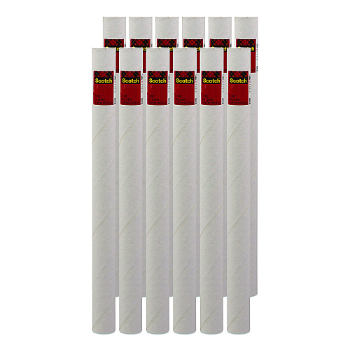 Scotch Mailing Tube, 24" Long, 2" Diameter, White, 12/Carton (7921CT)