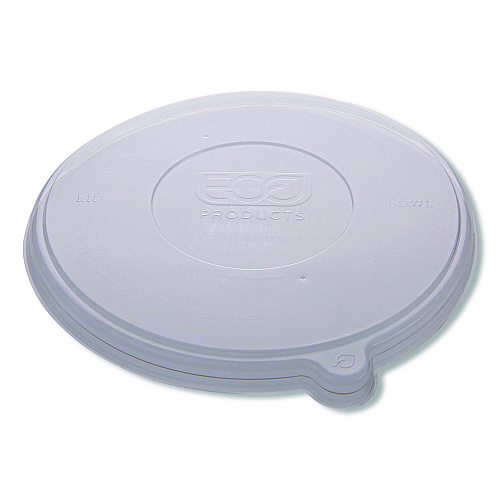 Eco-Products Worldview 100 Percent Recycled Content Lid, 7.93" Diameter x 0.6" h, Clear, 400/Carton (EPBLRLID)