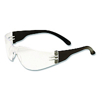 Bouton Zenon Z12 Polycarbonate Safety Glasses, Scratch-Resistant, Clear Lens (250010000)
