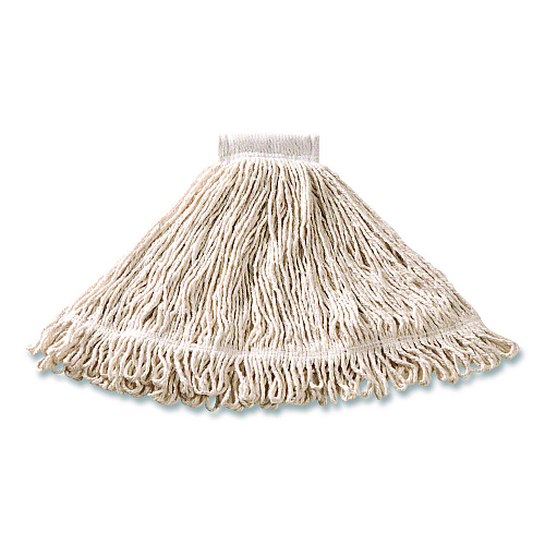 Rubbermaid Commercial Super Stitch Blend Mop, Cotton/Synthetic, White (D25306WE)