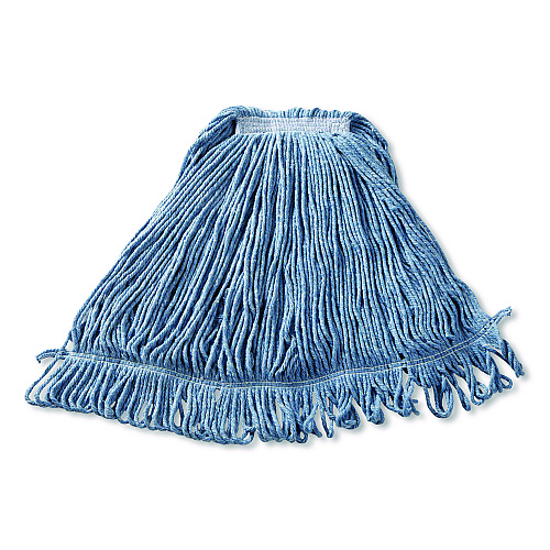 Rubbermaid Commercial Super Stitch Blend Mop, Cotton/Synthetic, Blue (FGD21306BL00)