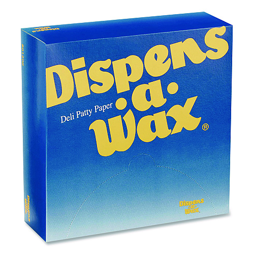 Dixie Dispens-A-Wax Waxed Deli Patty Paper, 6 x 6, 1,000/Box, 10 Boxes/Carton (801200)