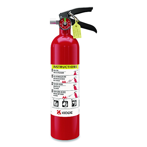 Kidde ProLine Dry-Chemical Commercial Fire Extinguisher, 1-A, 10-B:C (21032136)