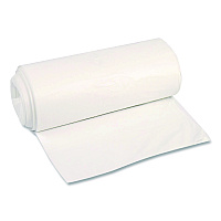 Boardwalk High-Density Can Liners, 56 gal, 16 mic, 43 x 48, Natural, Perforated Roll, 200/Carton (434816R)