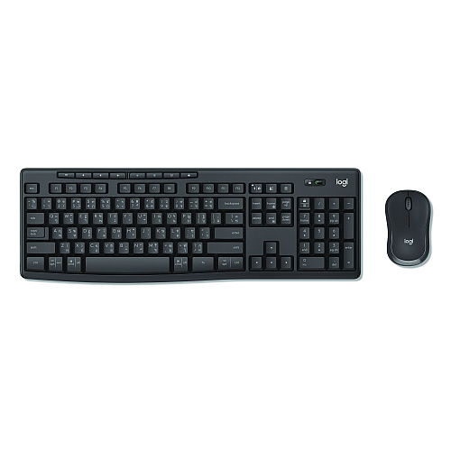 Logitech MK370 Combo for Business, 33 ft Wireless Range, Graphite (920011887)