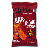 Uglies Kettle Potato Chips, Bar-B-Que, 2 oz Bags, 24/Carton (DFN26103)