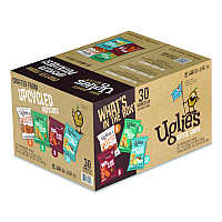 Uglies Kettle Potato Chips, Assorted, 0.88 oz/1 oz Bags, 30/Carton (DFN34091)