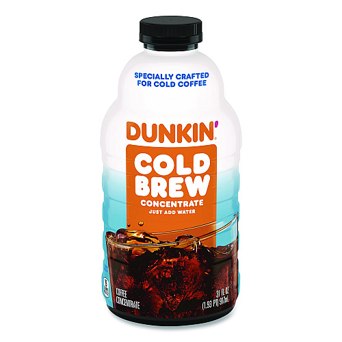 Dunkin Donuts Cold Brew Coffee, 31 oz Bottle (SMU01649)