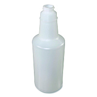 Impact Plastic Bottles with Graduations, 32 oz, Natural (5032WG24)