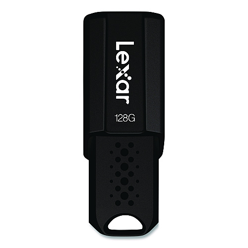 Lexar S803.1 USB Flash Drive, 128 GB, Black (LJDS80128BNB)