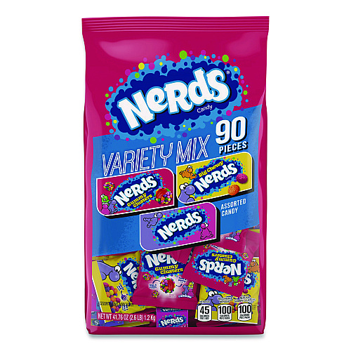 Variety Mix, 90 Pieces, Assorted Flavors, 2.6 Lb Bag