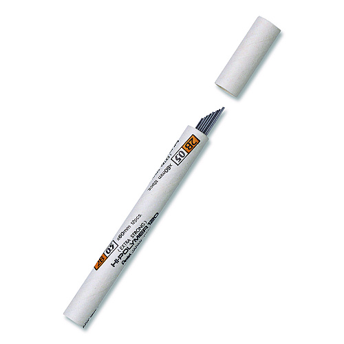 Pentel Premium Hi-Polymer Lead Refill, 0.5 mm, 2B, Black, 12/Pack (C5252B)