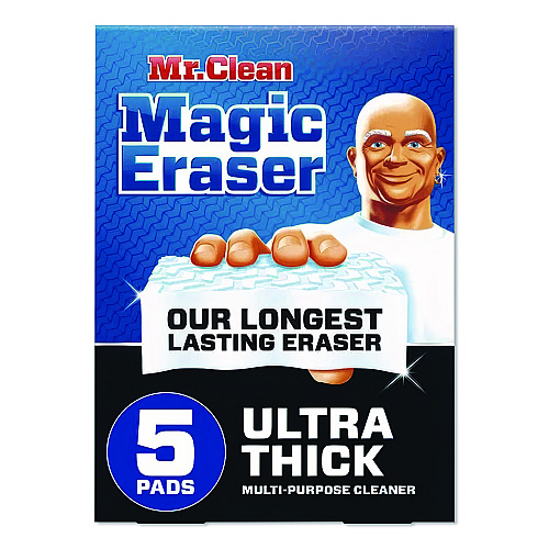 Mr. Clean Magic Eraser Ultra Thick, White, 5/Pack (12413PK)