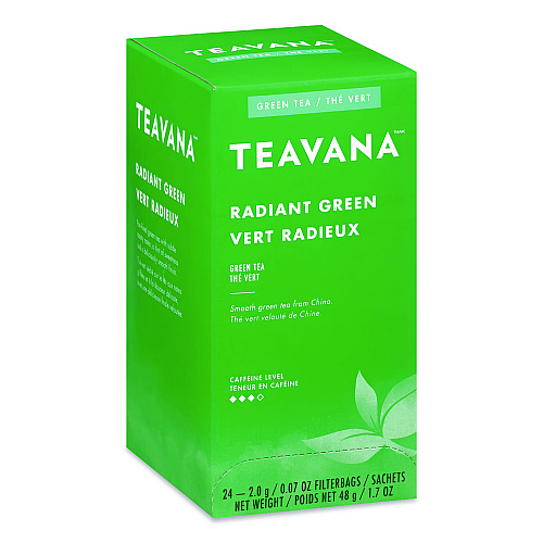 Starbucks Teavana Tea Bags, Radiant Green, 0.09 oz, 24/Box (SBK13089)