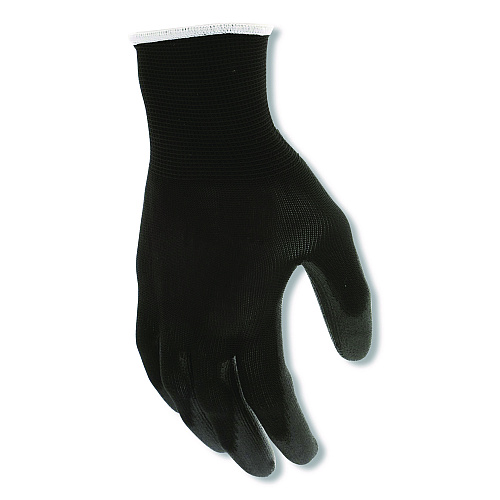 MCR Safety Work Gloves, Black, Small, Dozen (B96699SDZ)