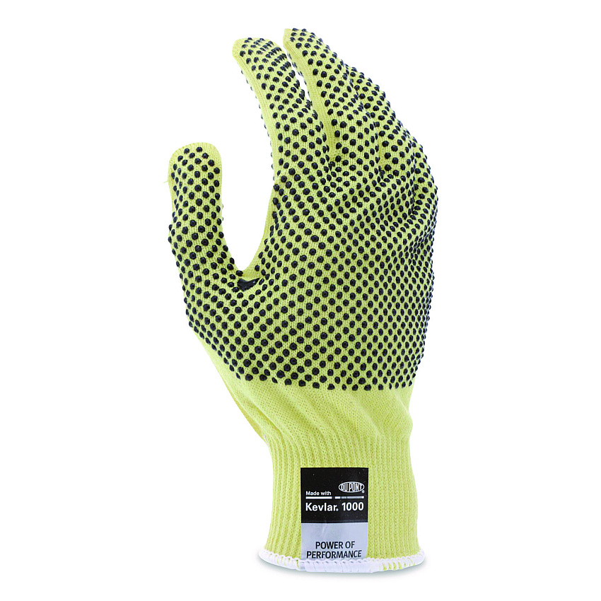 MCR Safety CutPro Kevlar Gloves 9396, Yellow/Black, Small, Pair (9396S)