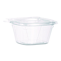 Dart ClearPac SafeSeal Tamper-Resistant, Tamper-Evident Containers, 3.72 x 4.2 x 1.97, Clear, Plastic, 400/Carton (CH6DEF)
