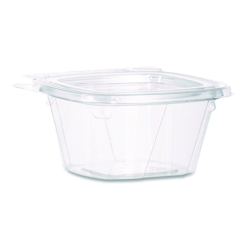 Dart ClearPac SafeSeal Tamper-Resistant, Tamper-Evident Containers, 3.72 x 4.2 x 1.97, Clear, Plastic, 400/Carton (CH6DEF)
