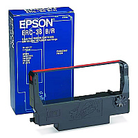 Epson ERC38BR Ribbon, Black/Red