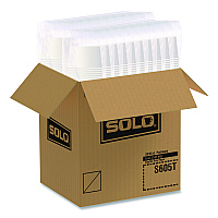 SOLO Double Poly Paper Food Containers, 5 oz, 3.38