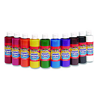 Cra-Z-Art Washable Tempera Paint, 10 Assorted Colors, 8 oz Bottle, 10/Pack (01610)