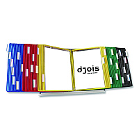 Tarifold Desktop Reference and Display System, 60 Panels with Assorted Borders, White Base (D296)