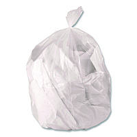 Heritage Linear Low-Density Can Liners, 33 gal, 0.65 mil, 33 x 39, Clear, Roll, 250/Carton (H6639HCR01)