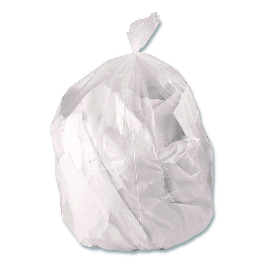 Heritage Linear Low-Density Can Liners, 33 gal, 0.65 mil, 33 x 39, Clear, Roll, 250/Carton (H6639HCR01)