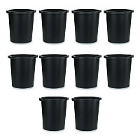 Tarifold Re-solution Commerical Waste Paper Bin, 4.5 gal, Plastic, Black (2292860990)