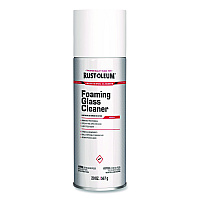 Rust-Oleum Pro Foaming Glass Cleaner Aerosol, 20 oz Aerosol Spray, 12/Carton (381658)