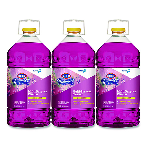 CloroxPro Fraganzia Multi-Purpose Cleaner, Spring Scent, 175 oz Bottle, 3/Carton (31524CT)