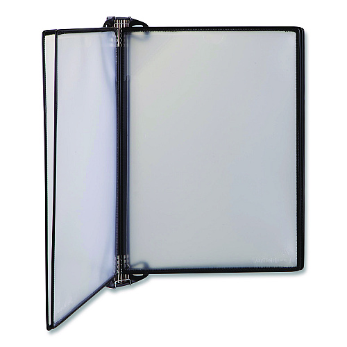 Tarifold PRO Series Magnetic Wall Reference System, 5 Panels with Black Borders, Black Base (TP920306)