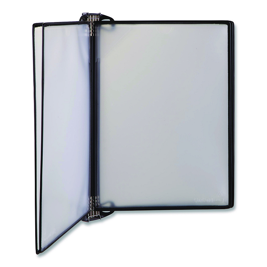 Tarifold PRO Series Magnetic Wall Reference System, 5 Panels with Black Borders, Black Base (TP920306)
