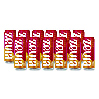 Zevia Zero Sugar Naturally Sweetened Energy Drink, Mango Ginger, 12 oz Can, 12/Carton (0195112)