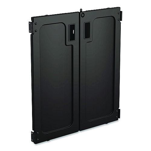 Lockable Door Accessory for Suncast Commercial Full-Size Housekeeping Carts HKC1000/HKC2000, Plastic, Black (HKCBMDOOR)