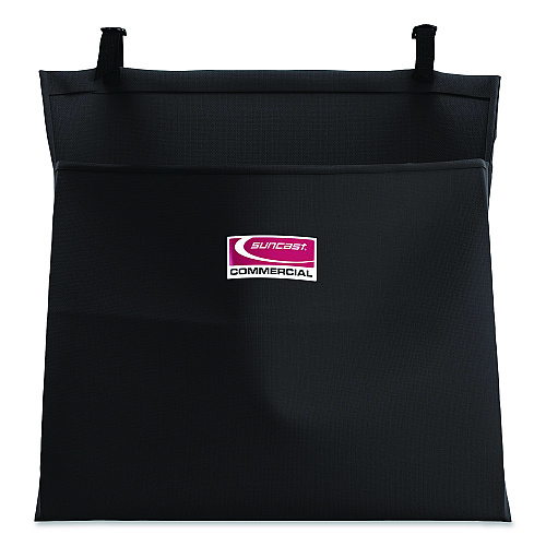 Amenity Bag for Suncast Commercial Full-Size and Compact-Size Housekeeping Carts, 2 gal, 19.5" x 1.51" x 21.36", Black (HKCBAG01D)