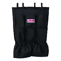 8-Pocket Organizer for Suncast Commercial Full-Size and Compact Housekeeping Carts, 19.5" x 1.67" x 26.83", Black (HKCBAG04D)