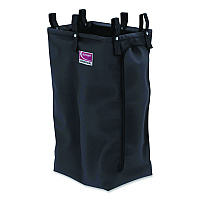 Divided Bag for Suncast Commercial Full-Size and Compact-Size Housekeeping Carts, 25.4 gal, 15.6