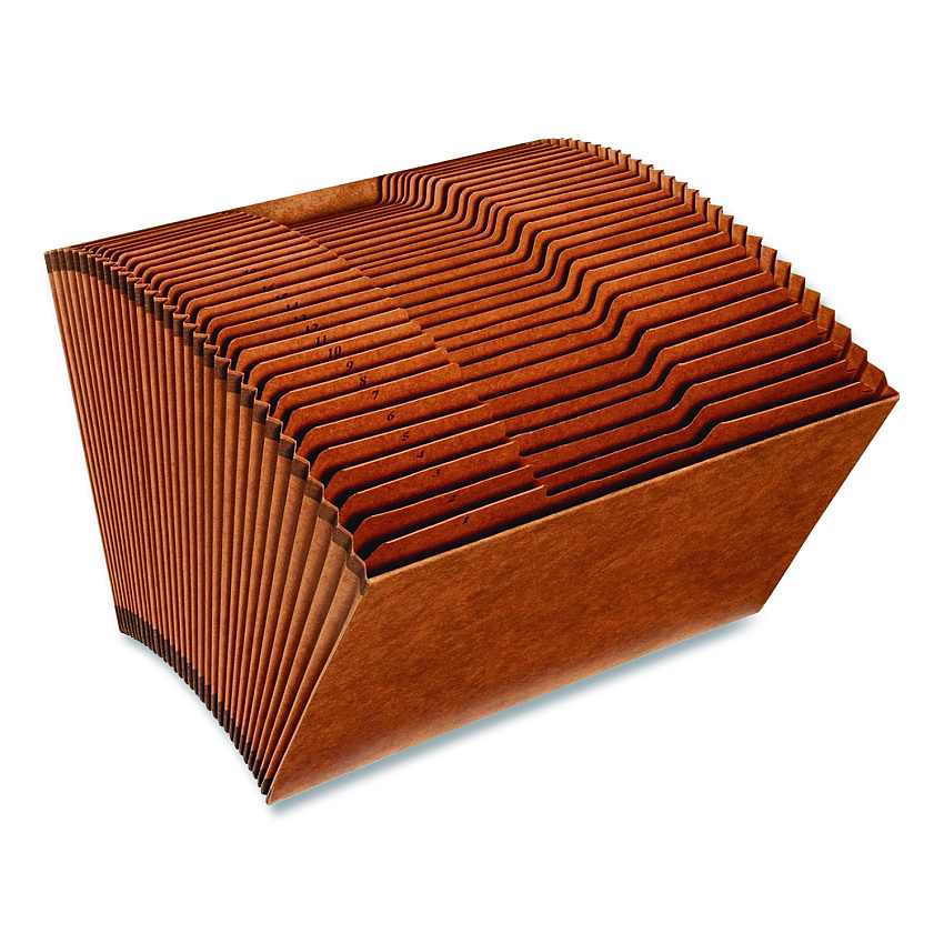 Pendaflex Heavy-Duty Open-Top Expanding Stadium File, 31 Sections, 1/3-Cut Tabs, Legal Size, Redrope (R219DHDBX)