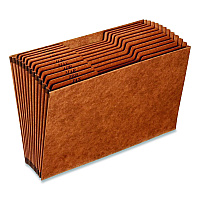 Pendaflex Heavy-Duty Open-Top Expanding Stadium File, 12 Sections, 1/3-Cut Tabs, Legal Size, Redrope (R219MHDBX)