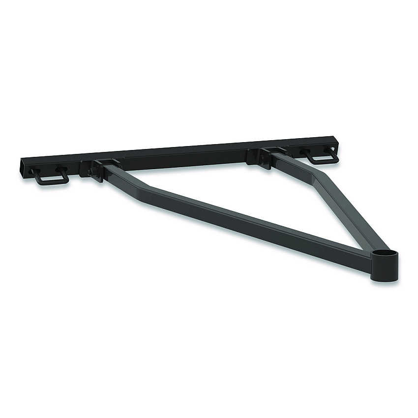 Tilt Tow Rack for Suncast Commercial 2 cu yd Tilt Trucks, Steel, Black (TOWRACK200)