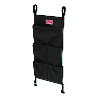 Linen Strap Bag for Suncast Commercial Full-Size and Compact Housekeeping Carts, 16.25" x 1" x 31.75", Black (HKCBAG06D)