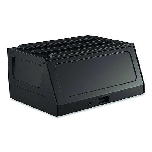 Lockable Hood Accessory for Suncast Commercial Full-Size Housekeeping Carts HKC1000/HKC2000, Plastic, Black (HKCHOOD)